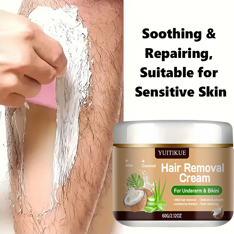 Hair Removal Cream - YUITIKUE Fast-Acting Hair Removal Cream, Aloe