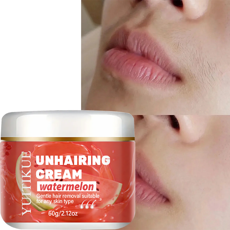 Hair Removal Cream - Watermelon Infused Gentle Depilatory Cream 60g,