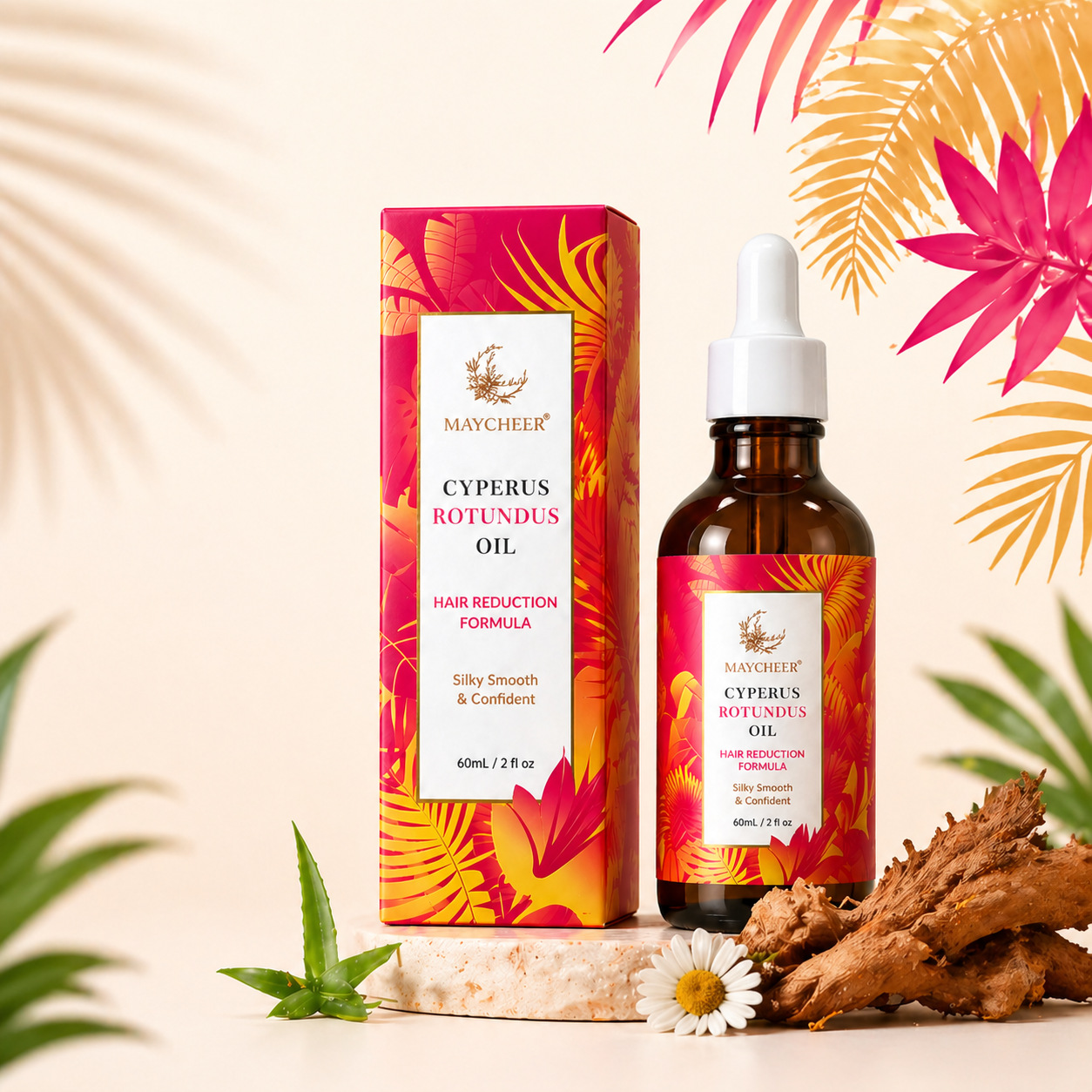 Hair Removal Cream - Soothing Moisturizing Body Oil for After