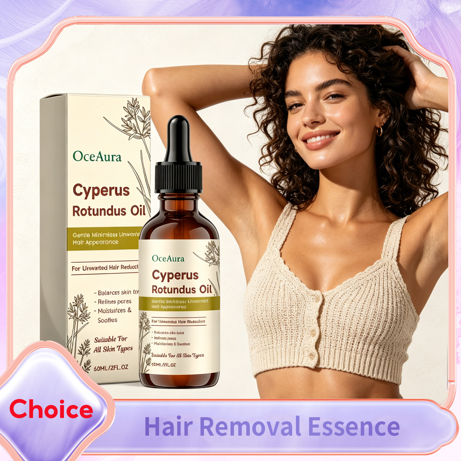 Hair Removal Cream - Cyperus Rotundus Hair Removal Oil Smooth