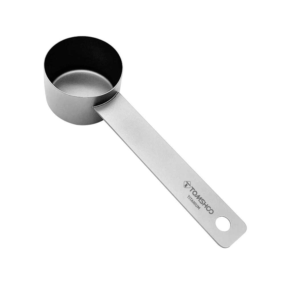 Sugar Scrub Coffee - TOMSHOO Pure Titanium Coffee Scoop Lightweight