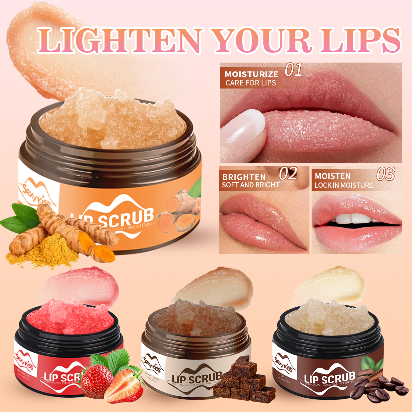 Strawberry, Coffee, brown Suga – обзор и цена Sugar Scrub Coffee