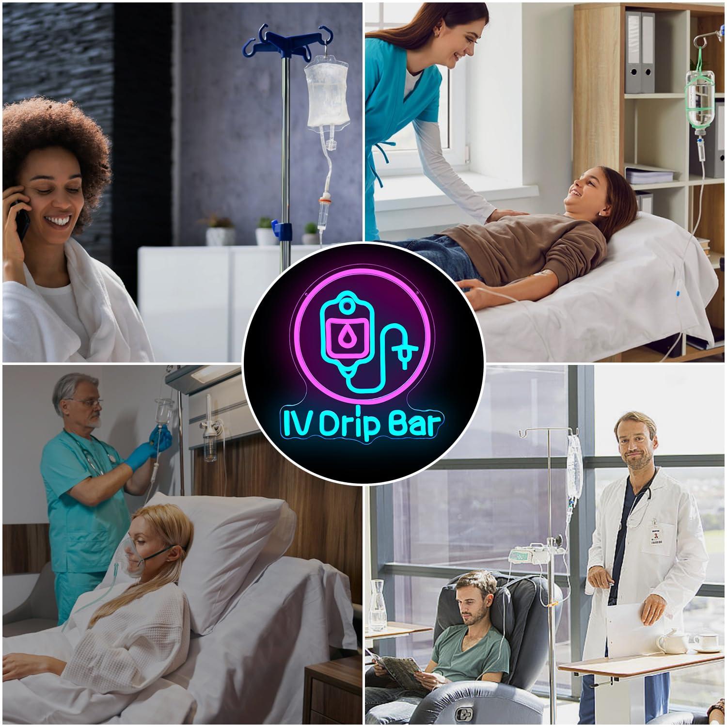 IV Drip Bar Neon Sign USB Dimm – обзор и цена Medical Wellness & Spa Werona