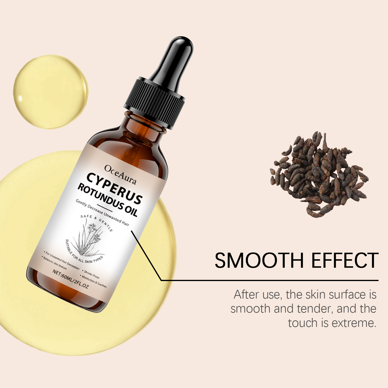 Cyperus Rotundus Oil for Hair  – обзор и цена Hair Removal Cream