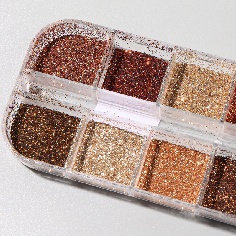 Shiny Coffee Brown Nail Glitte – обзор и цена Sugar Scrub Coffee