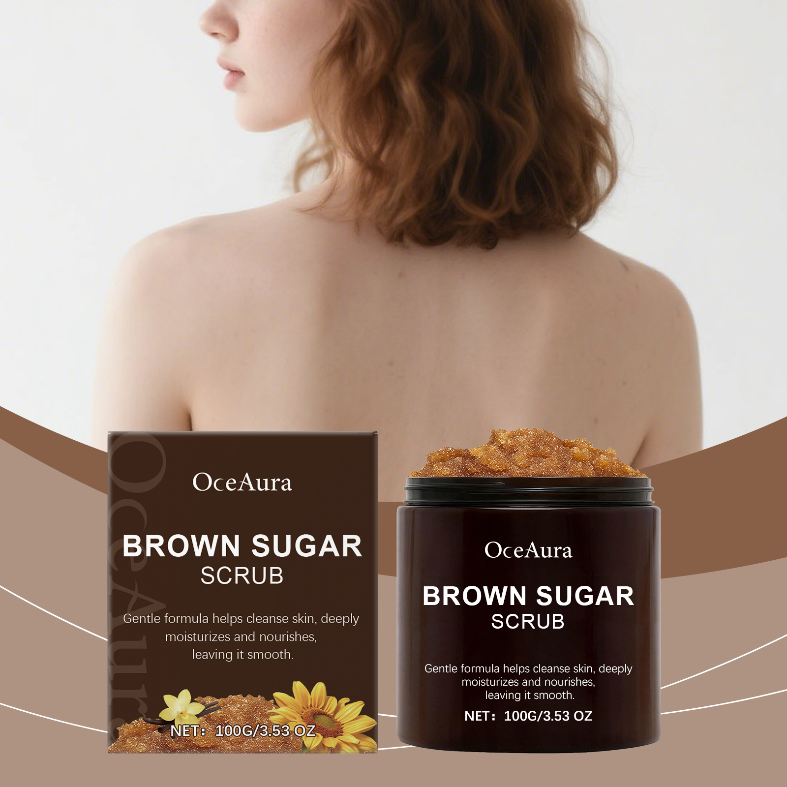 Brown Sugar Body Scrub Deep Cl – обзор и цена Sugar Scrub Coffee
